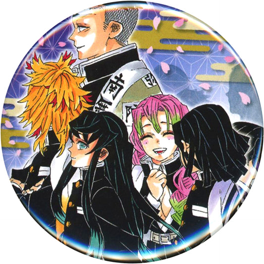 Group 5 Characters Demon Slayer Single 56mm Button Weekly Shonen Jump 2020 Issue 45 Applicant All Service [USED]