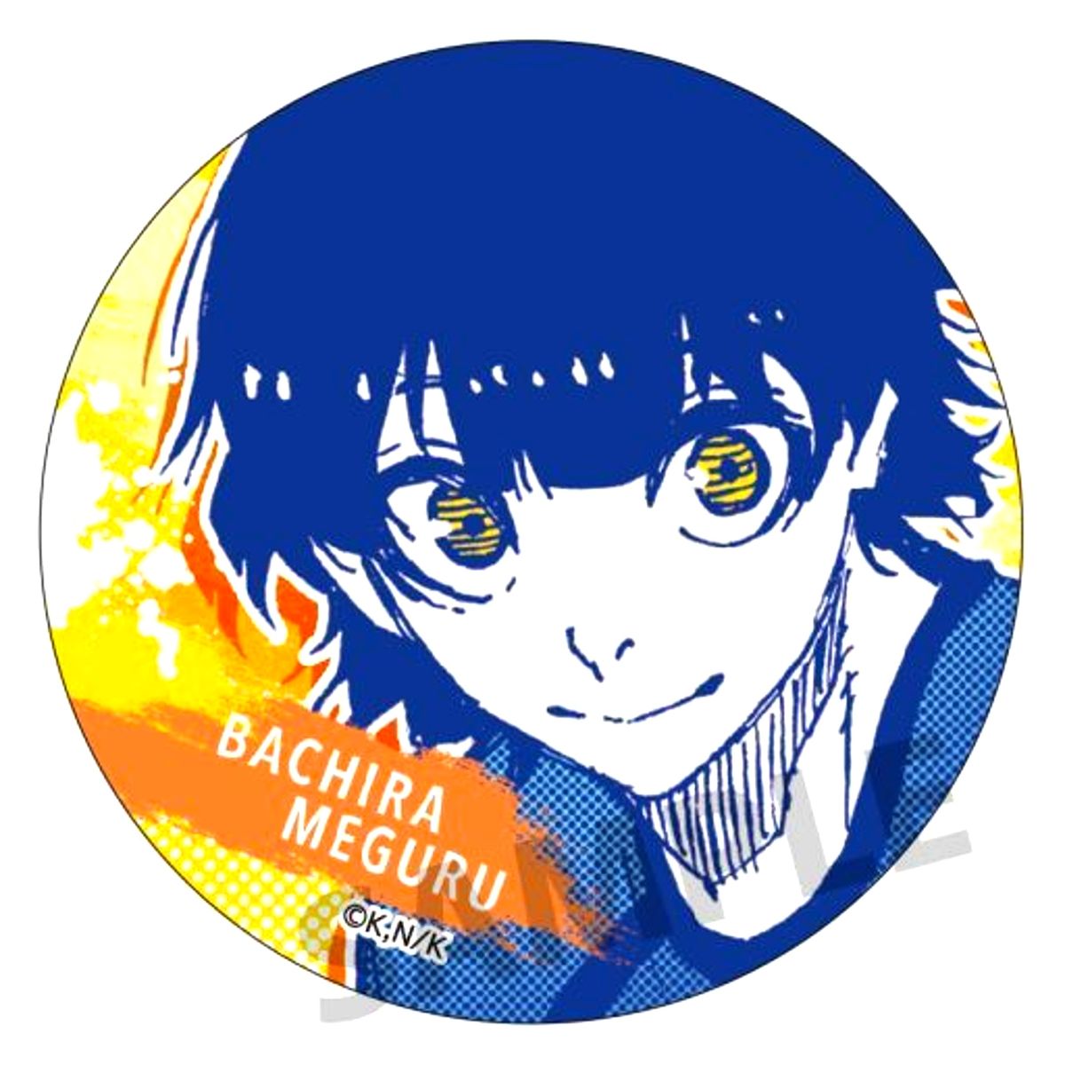 Meguru Bachira Blue Lock Trading Button [USED]