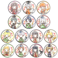 Fruits Basket Souma Kyou & Others Graph Art Design Hinamatsuri Ver. Can Badge All 14 Types Set Buttons [USED]