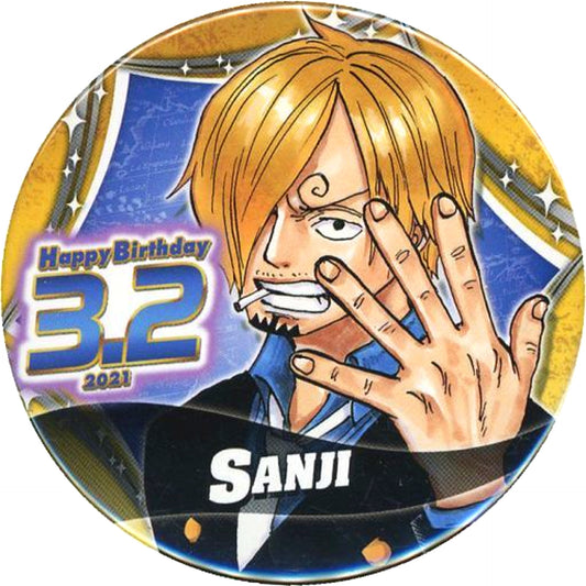 Sanji One Piece Birthday Button 2021 [USED]
