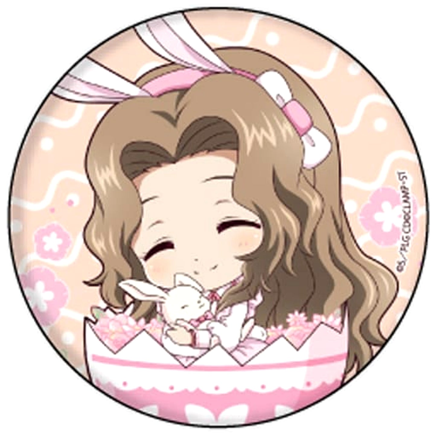 Nunnally vi Britannia Code Geass: Lelouch of the Rebellion Button 07. Easter Ver. Mini Character [USED]