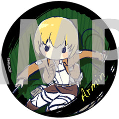 Attack on Titan Armin Arlert Graph Art Design Can Badge 23. Levi Team Ver. Buttons [USED]