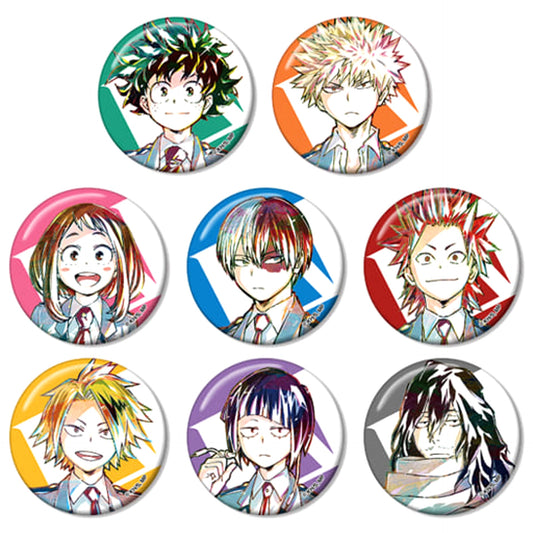Katsuki Bakugo & Others My Hero Academia All 8 Types Set Ani-Art Trading Series 4 Button [USED]