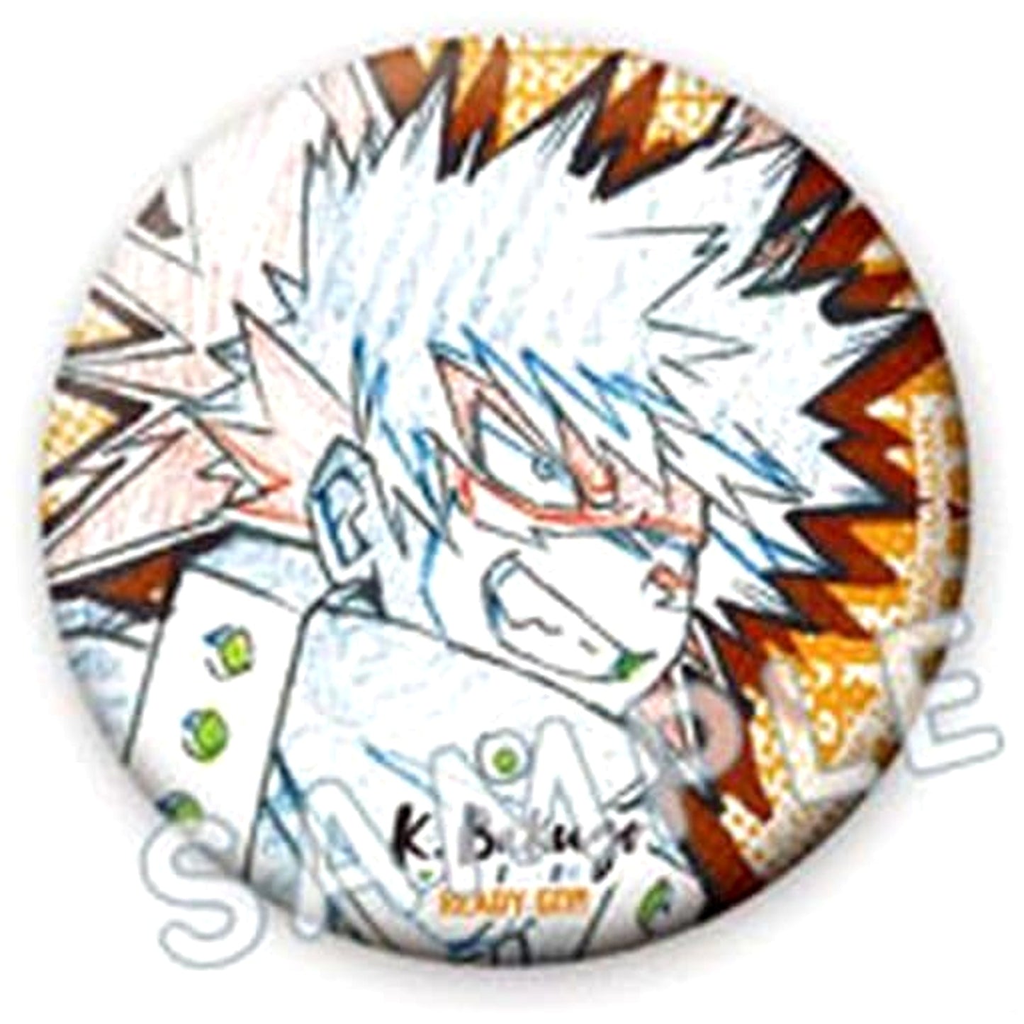 My Hero Academia Katsuki Bakugo Hero Can Badge 13 Buttons [USED]