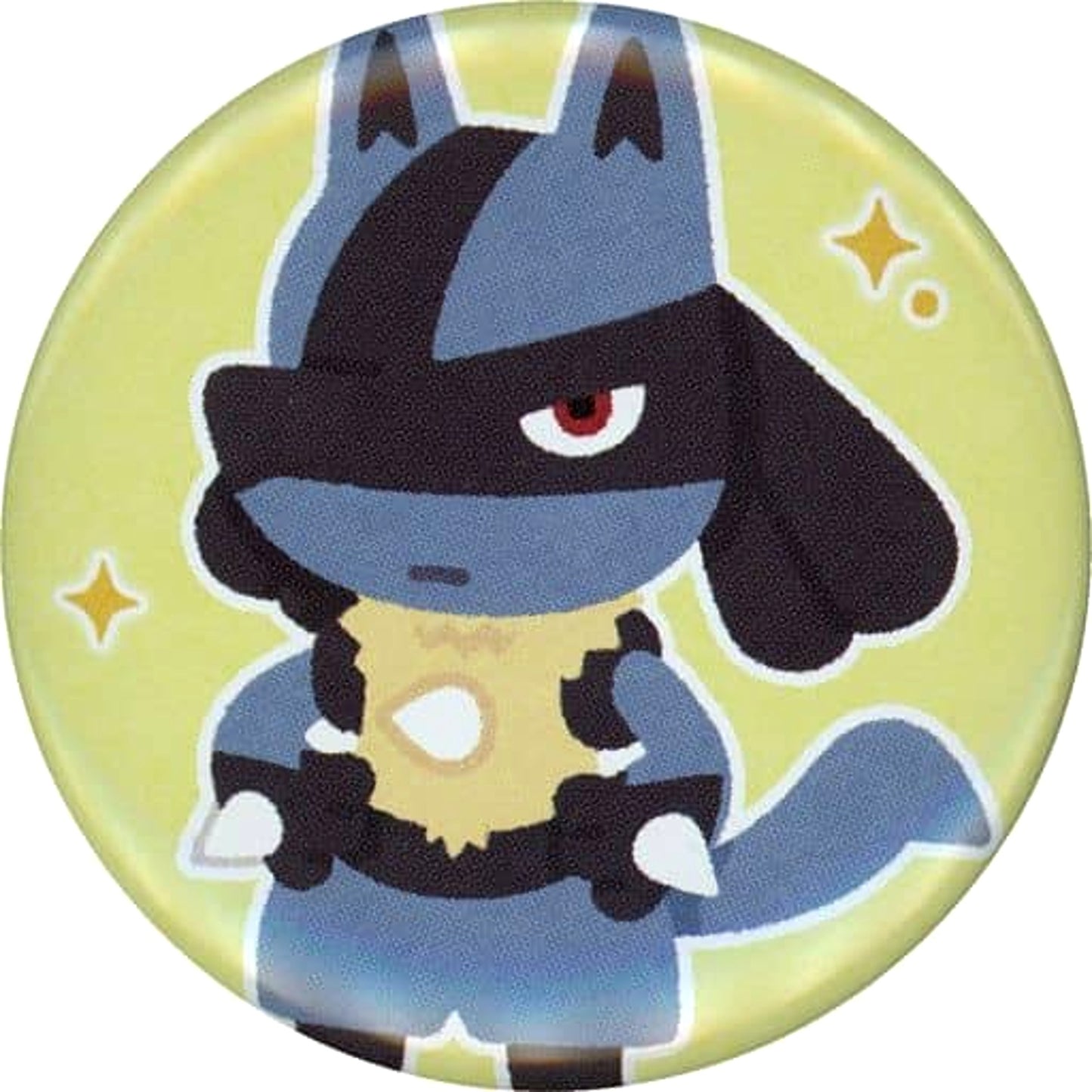 Pokemon Lucario Can Badge Collection Pokemon Pkapika Friends Pokemon Center Limited Buttons [USED]