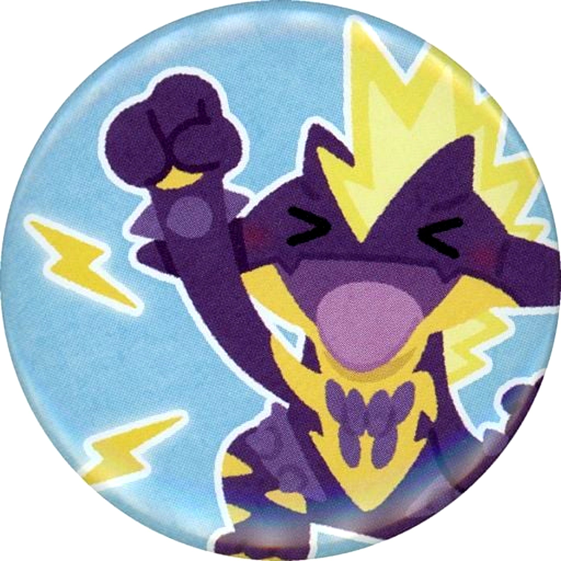 Toxtricity Amped Form Pokemon Button Collection Pika Pika Friends Pokemon Center Limited [USED]
