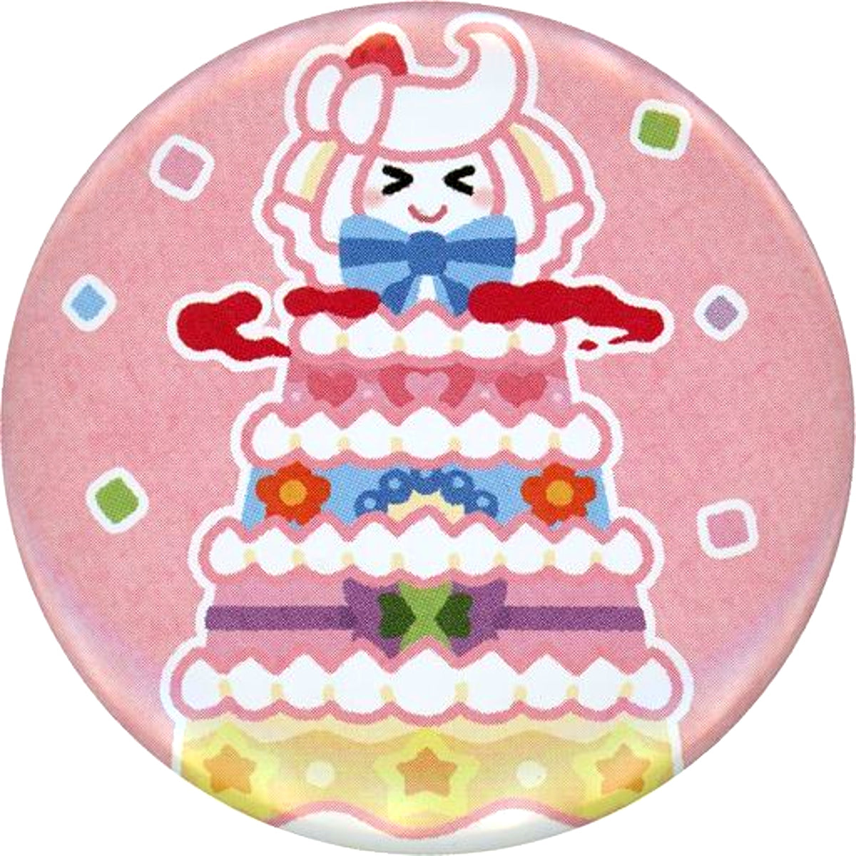 Gigantamax Alcremie Pokemon Button Collection Pokemon Pikapika Friends Pokemon Center Limited [USED]