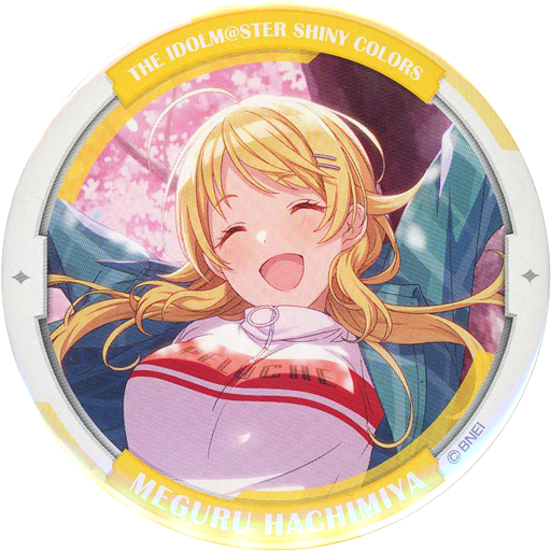 Meguru Hachimiya Hello World Badge The Idolmaster Shiny Colors The Idolmaster Official Shop Kuji MASTER Prize C [USED]