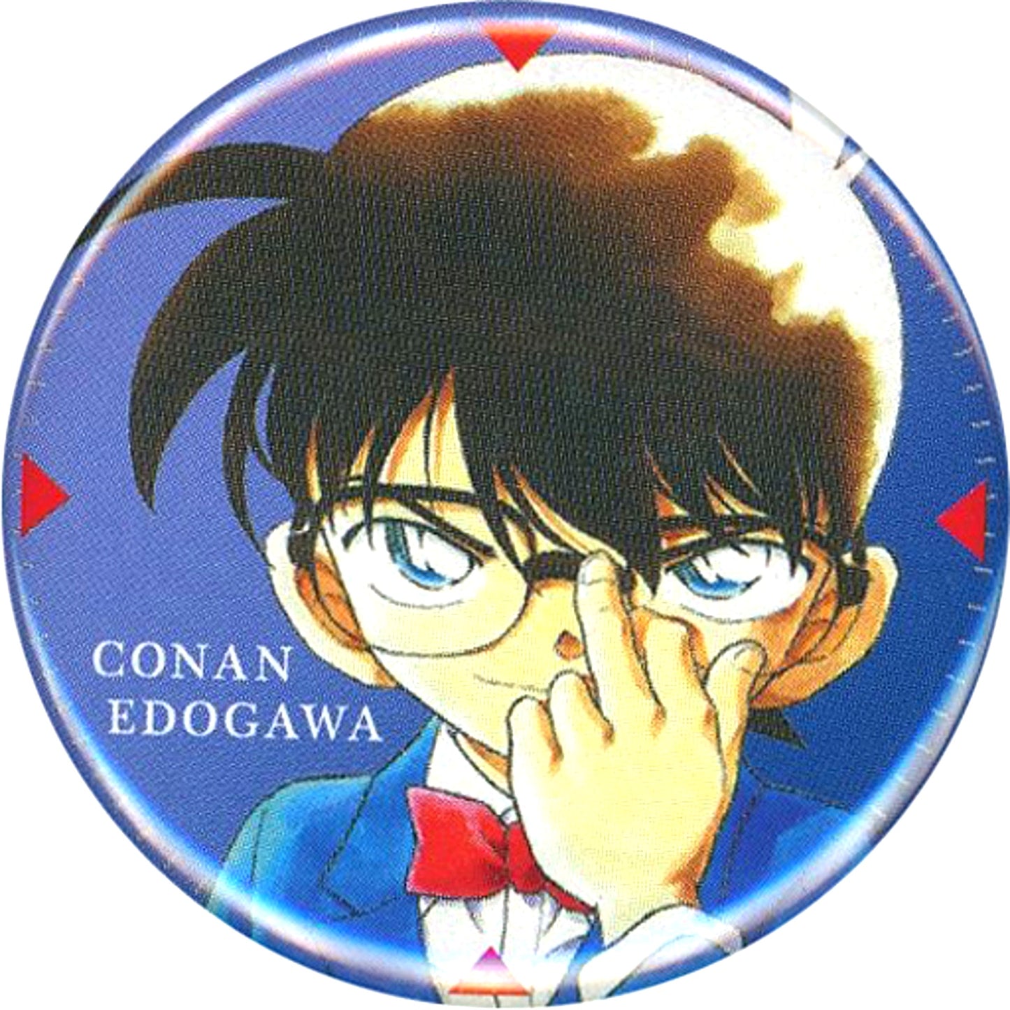 Conan Edogawa Detective Conan Button Scarlet Can Can Fair Target Store Purchase Bonus [USED]
