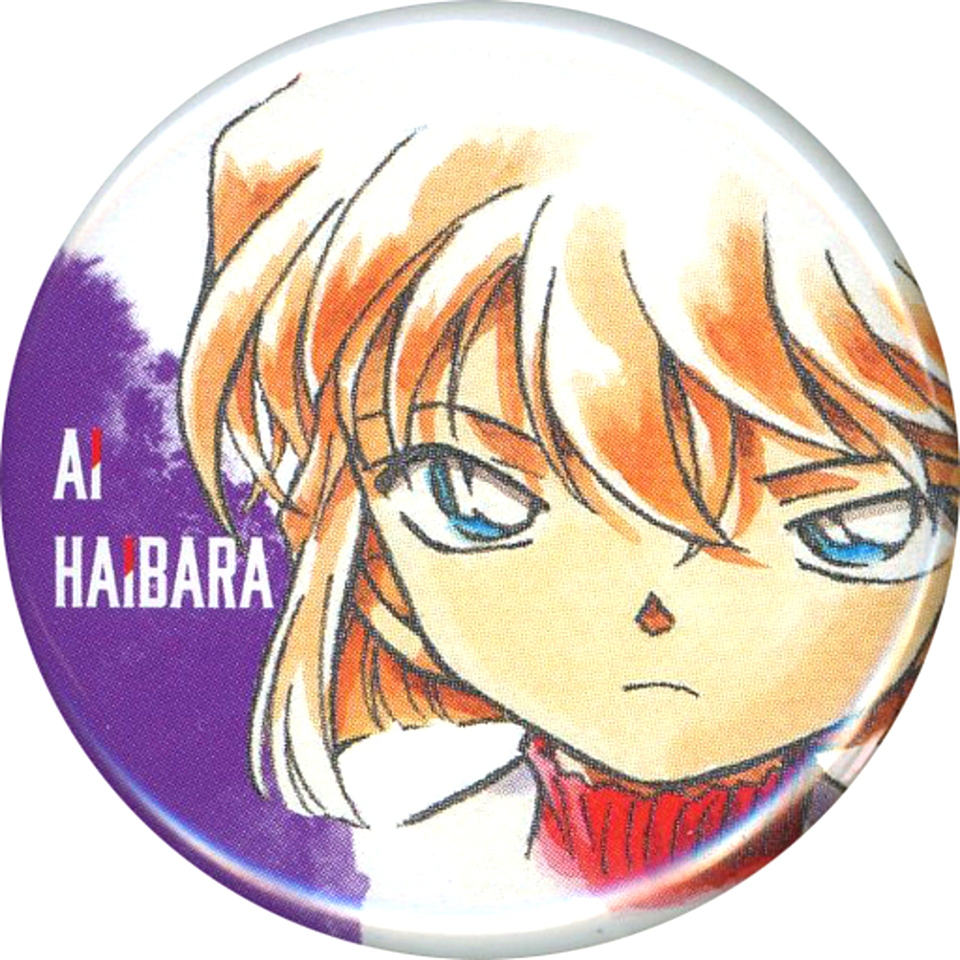 Ai Haibara Detective Conan Button Scarlet Kankan Fair Store Bonus [USED]