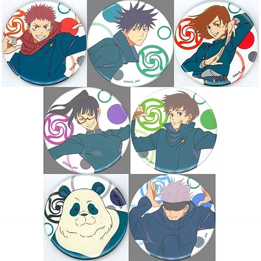 Set of 7 Jujutsu Kaisen Trading Button Juju Fes 2021 [USED]