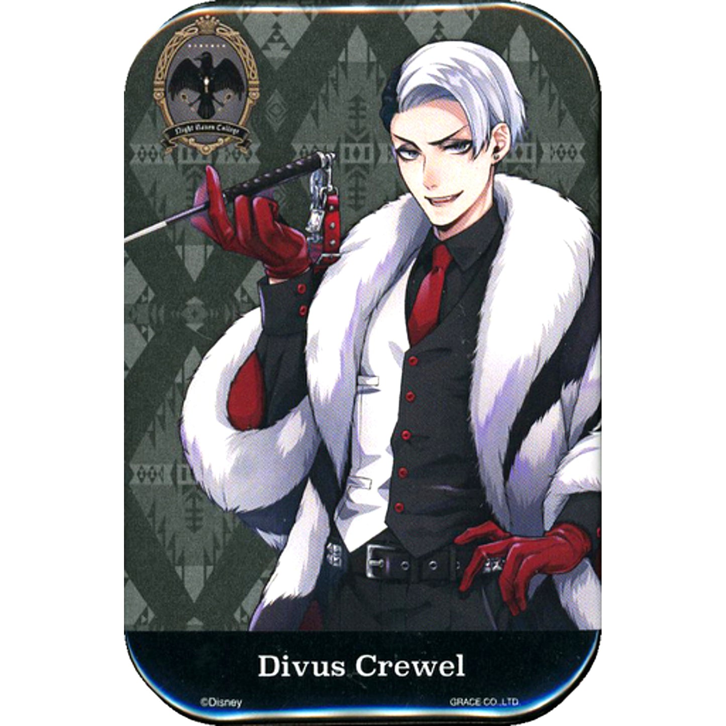 Divus Crewel Disney Twisted-Wonderland Square Button Poneycomb Tokyo Collection 3rd Goods [USED]