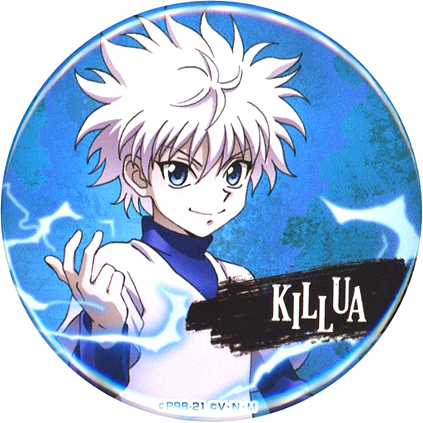 Killua Zoldyck Hunter x Hunter Button E-2 Prize WEB Kuji Vol 2 Battle Start [USED]