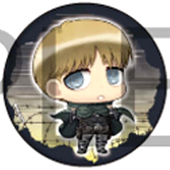Attack on Titan Armin Arlert Chimi Chara Can Badge 20 Buttons [USED]