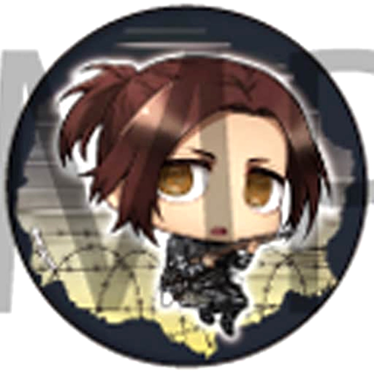 Attack on Titan Sasha Blouse Chimi Chara Can Badge 20 Buttons [USED]
