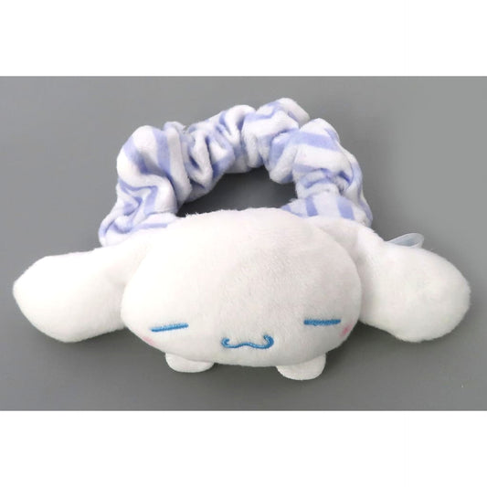 Cinnamoroll F/Purple Pyokokyun Stripe Scrunchie [USED]