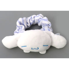 Cinnamoroll F/Purple Pyokokyun Stripe Scrunchie [USED]