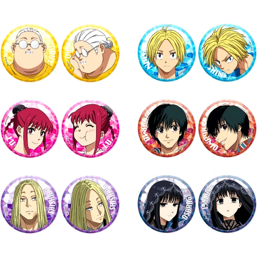 Set of 12 SAKAMOTO DAYS Glitter Trading Button [USED]