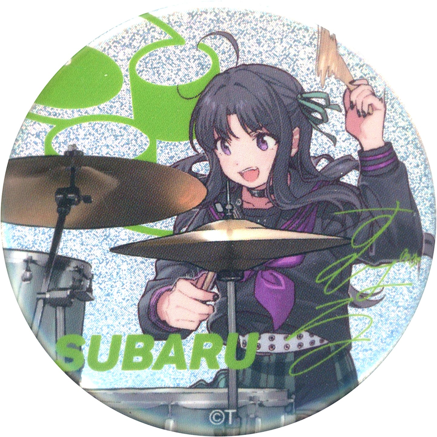 Subaru Awa Printed Signature BanG Dream Its MyGO x Girls Band Cry MyGO x Togenashi Togeari Avoid Note Button [USED]