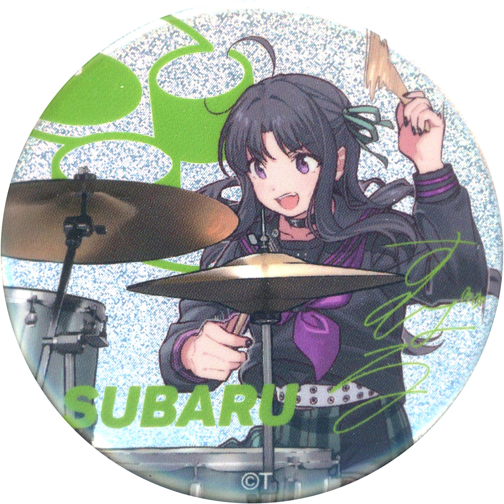 Subaru Awa Printed Signature BanG Dream Its MyGO x Girls Band Cry MyGO x Togenashi Togeari Avoid Note Button [USED]