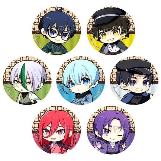 Set of 7 Blue Lock Trading Button Retro Romance ver. A [USED]
