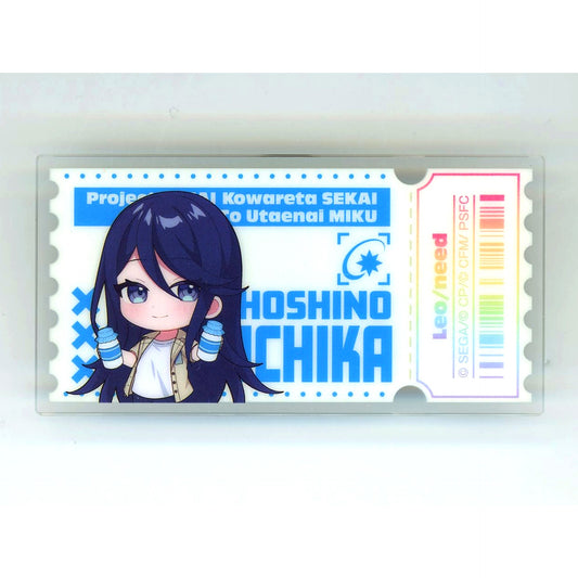 Ichika Hoshino Project SEKAI the Movie The Broken SEKAI and Miku Who Can't Sing x Lawson Acrylic Button B [USED]
