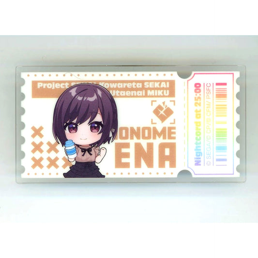 Ena Shinonome Project SEKAI The Movie A Broken World and Miku Who Cannot Sing Acrylic Badge B Lawson [USED]