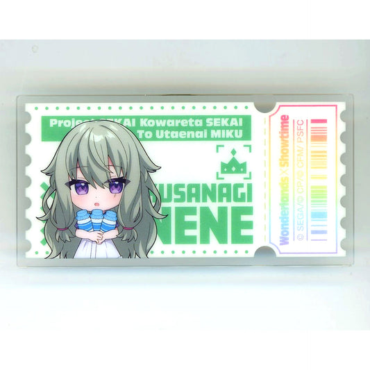 Nene Kusanagi Project Sekai the Movie Kowareta Sekai to Utaenai Miku x Lawson Acrylic Badge C [USED]