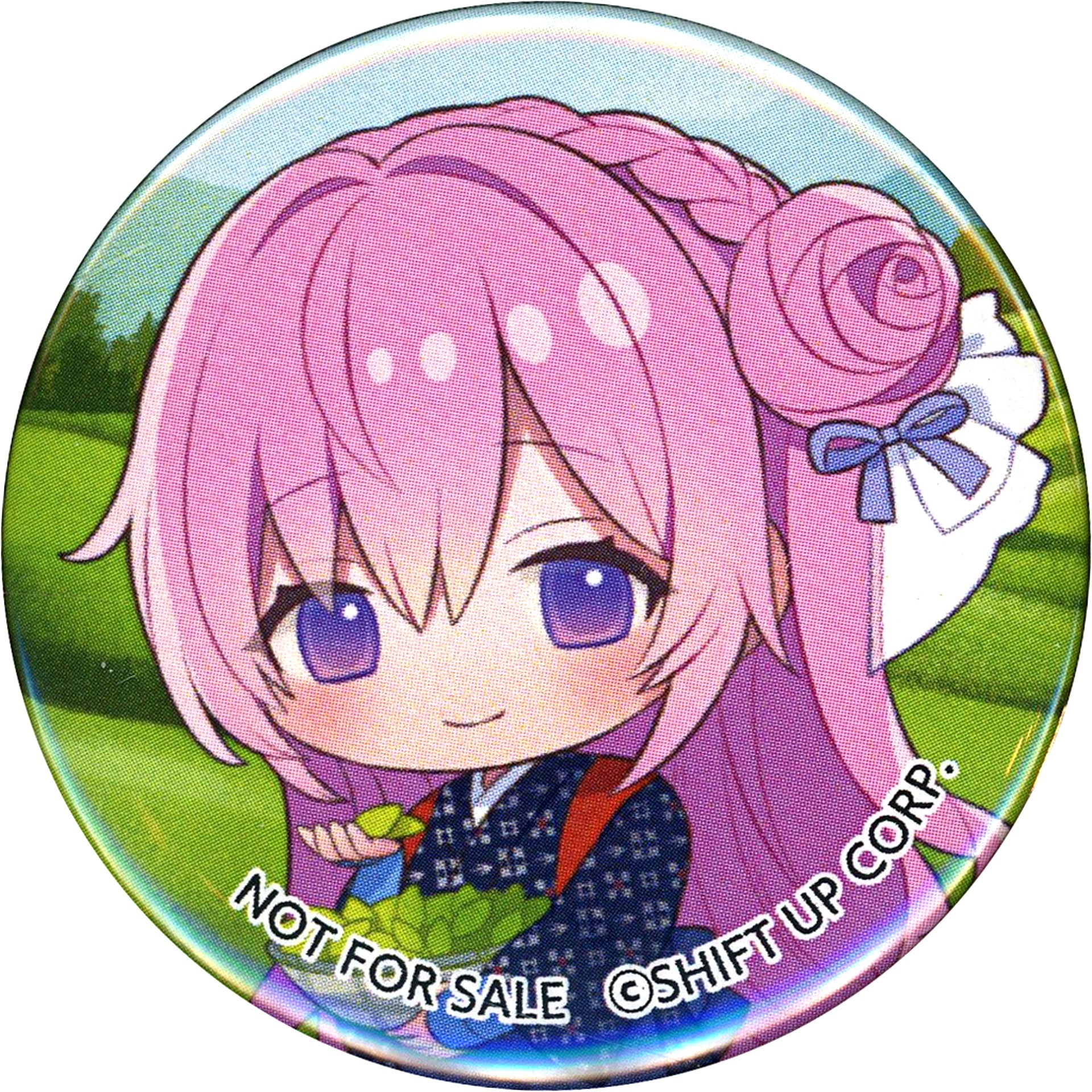 Dorothy Goddess of Victory NIKKE Drawn SD Illustration Button POPUP Area Defense Battle 2nd Shizuoka Exclusive Meganike Tea Bonus [USED]