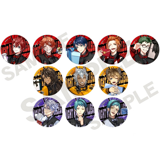 Set of 11 Disney Twisted Wonderland Trading Glitter Button Vol.1 Union Birthday [USED]