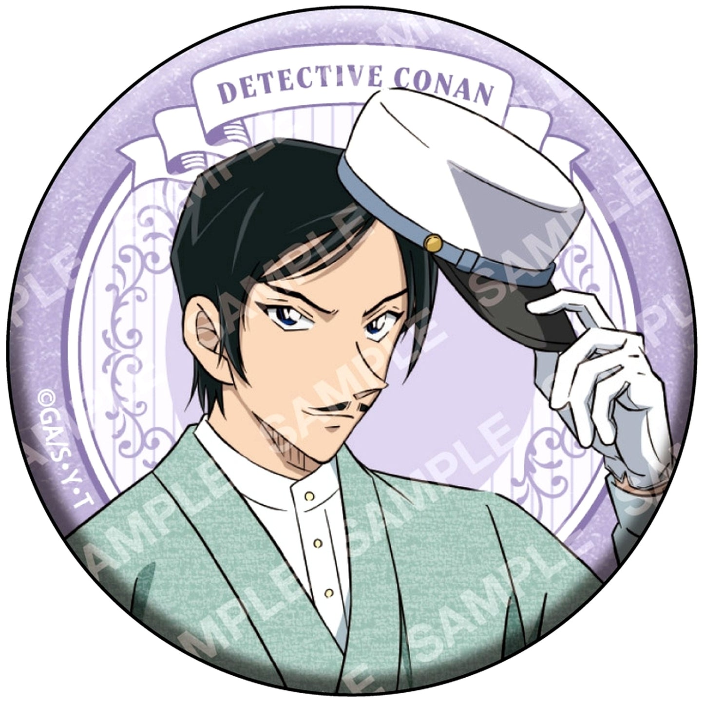 Takaaki Morofushi Full Color Detective Conan Button Collection [USED]