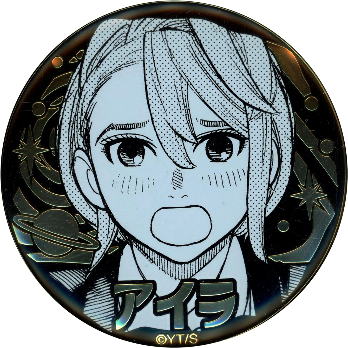 Aira DAN DA DAN Golden Ball Golden Badge Shonen Jump+ 10th Anniversary Fair Goods [USED]