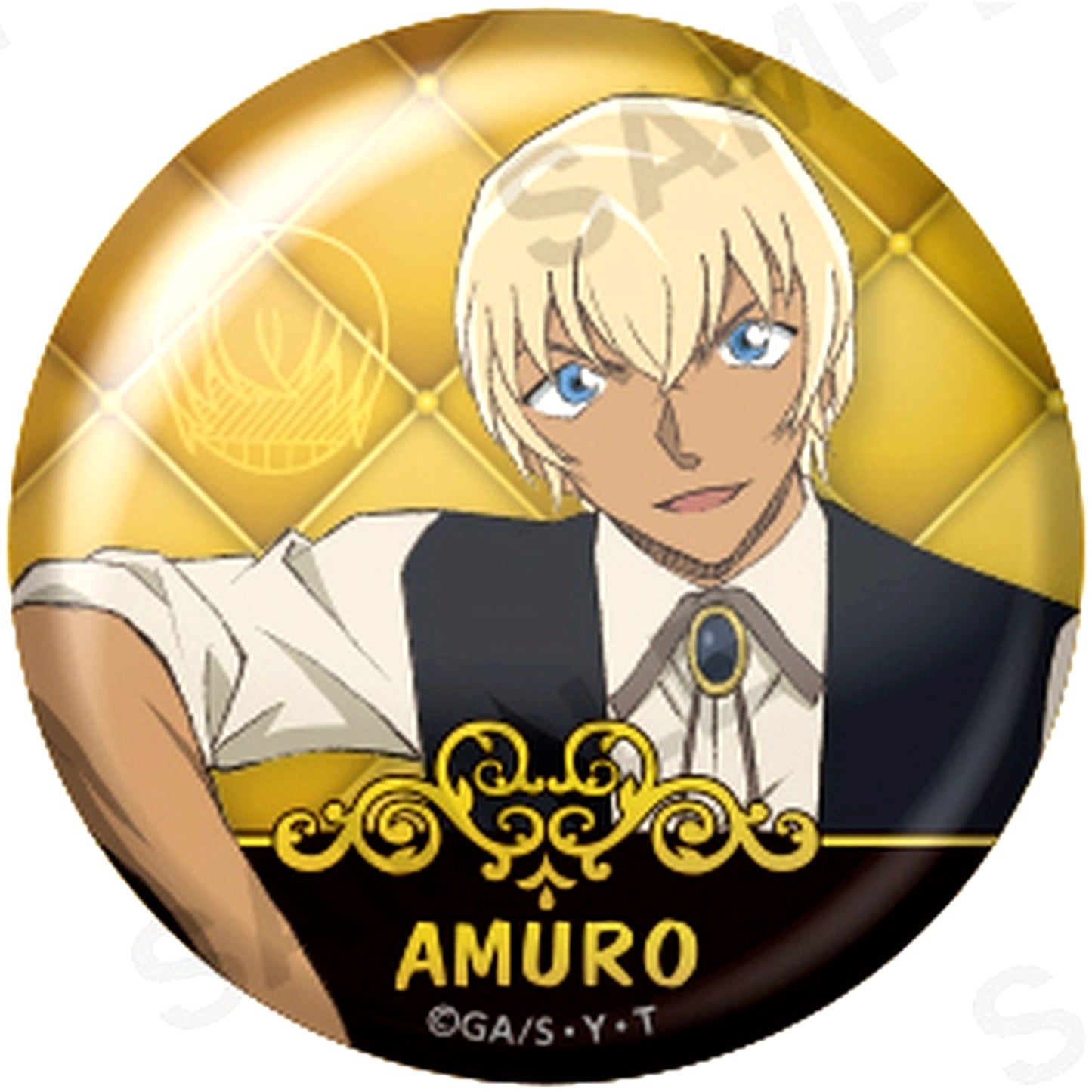 Toru Amuro Detective Conan Trading Hologram Button Sofa Ver. [USED]