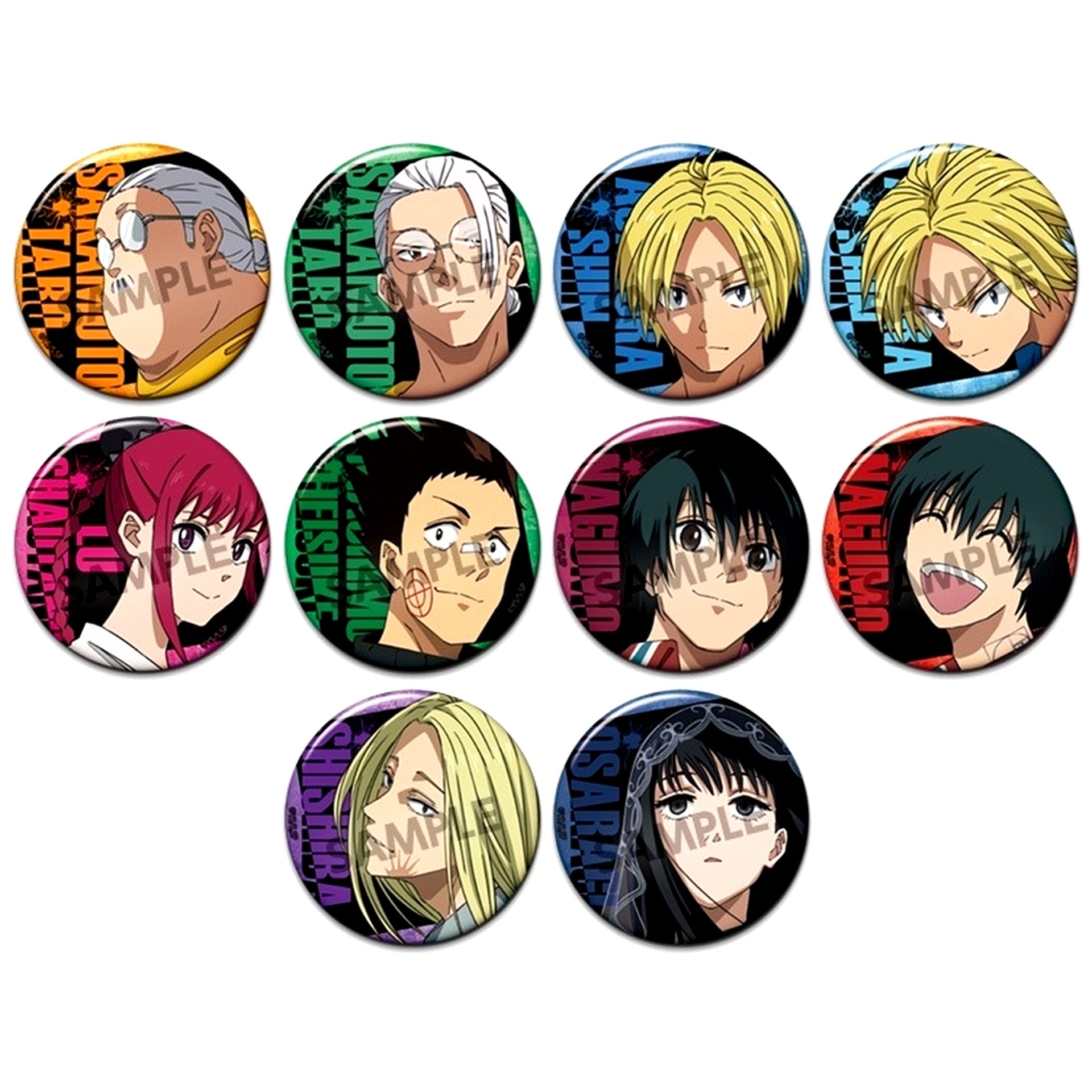 Set of 10 SAKAMOTO DAYS Button Collection Vol. 1 [USED]