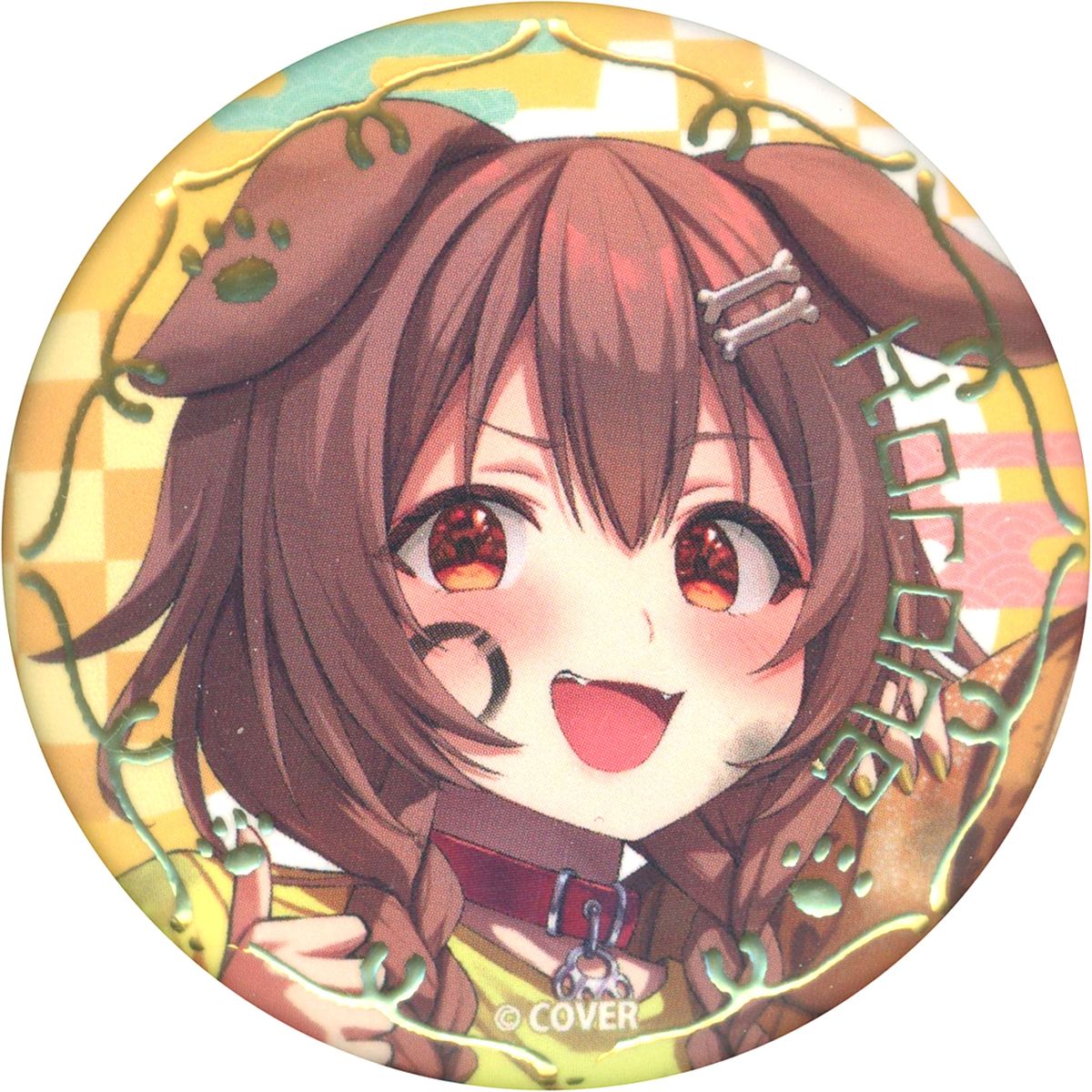 Inugami Korone Virtual YouTuber Holo Live New Year!! LOL!! Mikkorone 24 Returns!! Random Button Illustration Samateru Mouth Open [USED]
