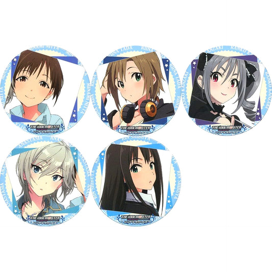 Group Tin Badge Set Blu-ray / DVD The Idolmaster Cinderella Girls Vol. 1 - Vol. 3 Gamers Linked Purchase Bonus [USED]