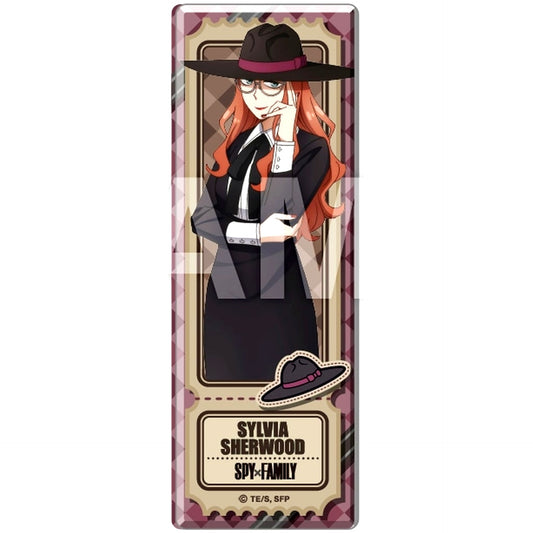Sylvia Sherwood Spy x Family Trading Long Rectangular Badge [USED]