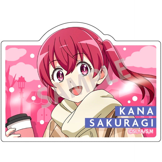 Kana Sakuragi B Magilumiere Magical Girls Inc. Trading Acrylic Clip Badge Winter Outing [USED]