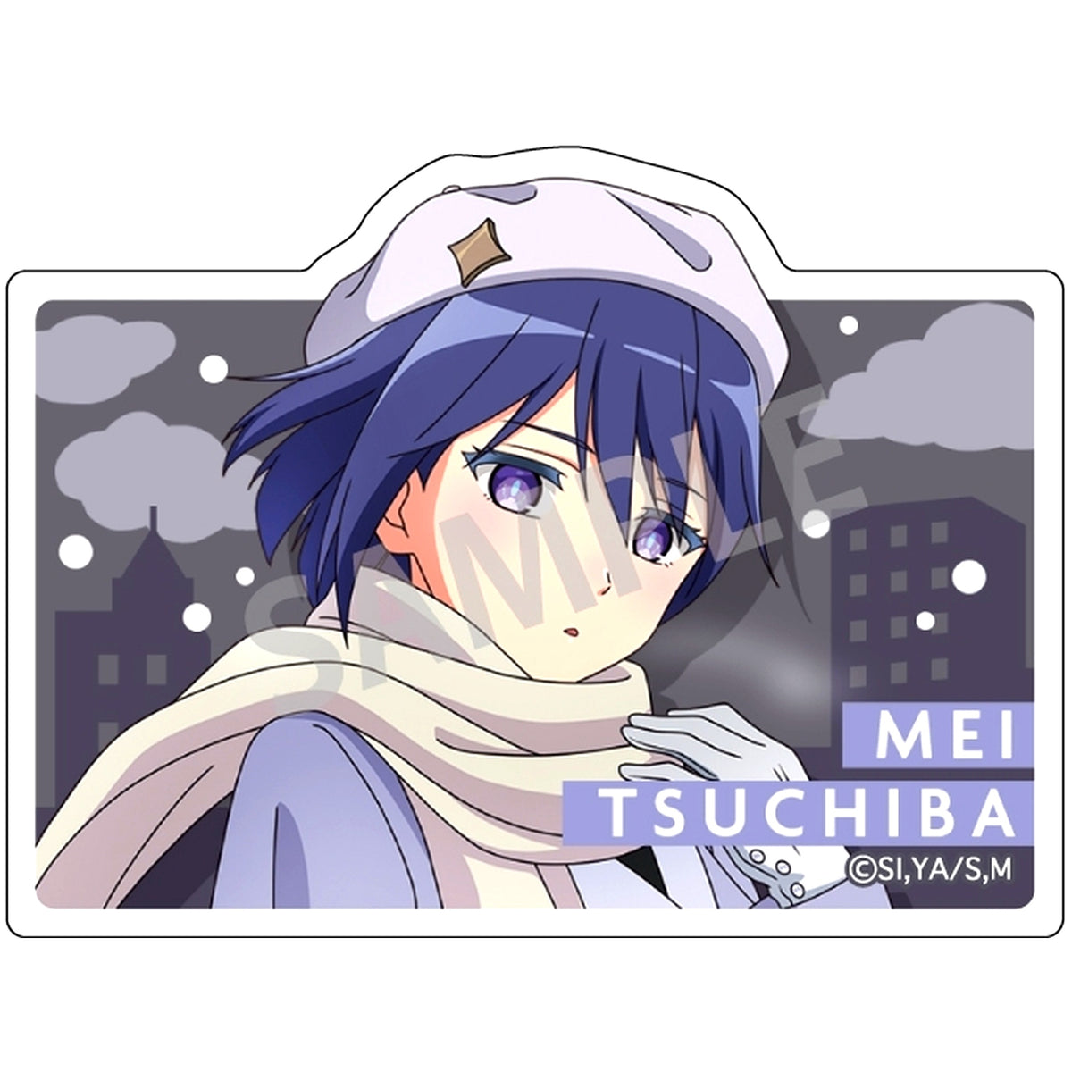 Mei Tsuchiba B Magilumiere Magical Girls Inc. Trading Acrylic Clip Badge Winter Outing [USED]