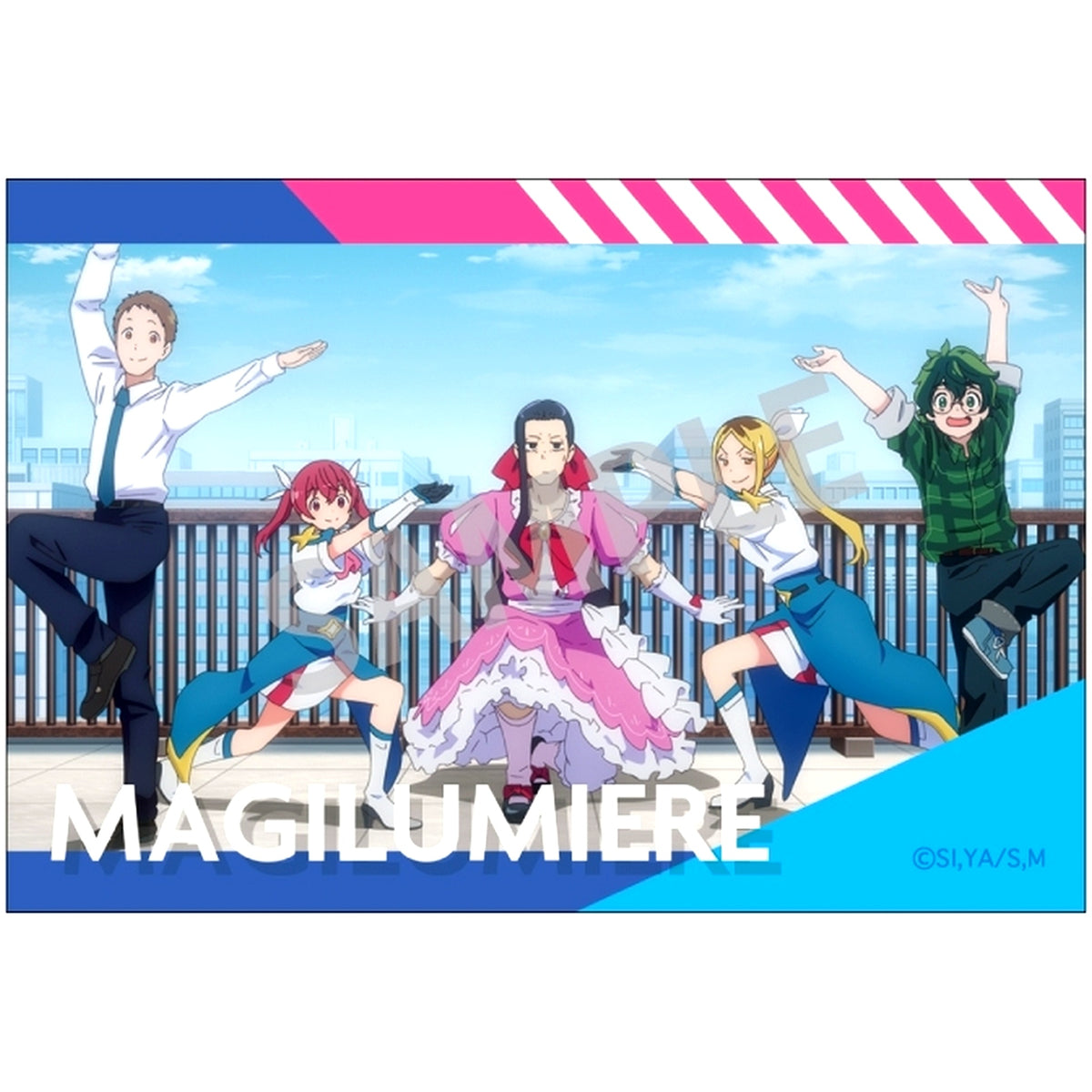 Group Magilumiere Magical Girls Inc. Trading Square Button Scene Shot [USED]