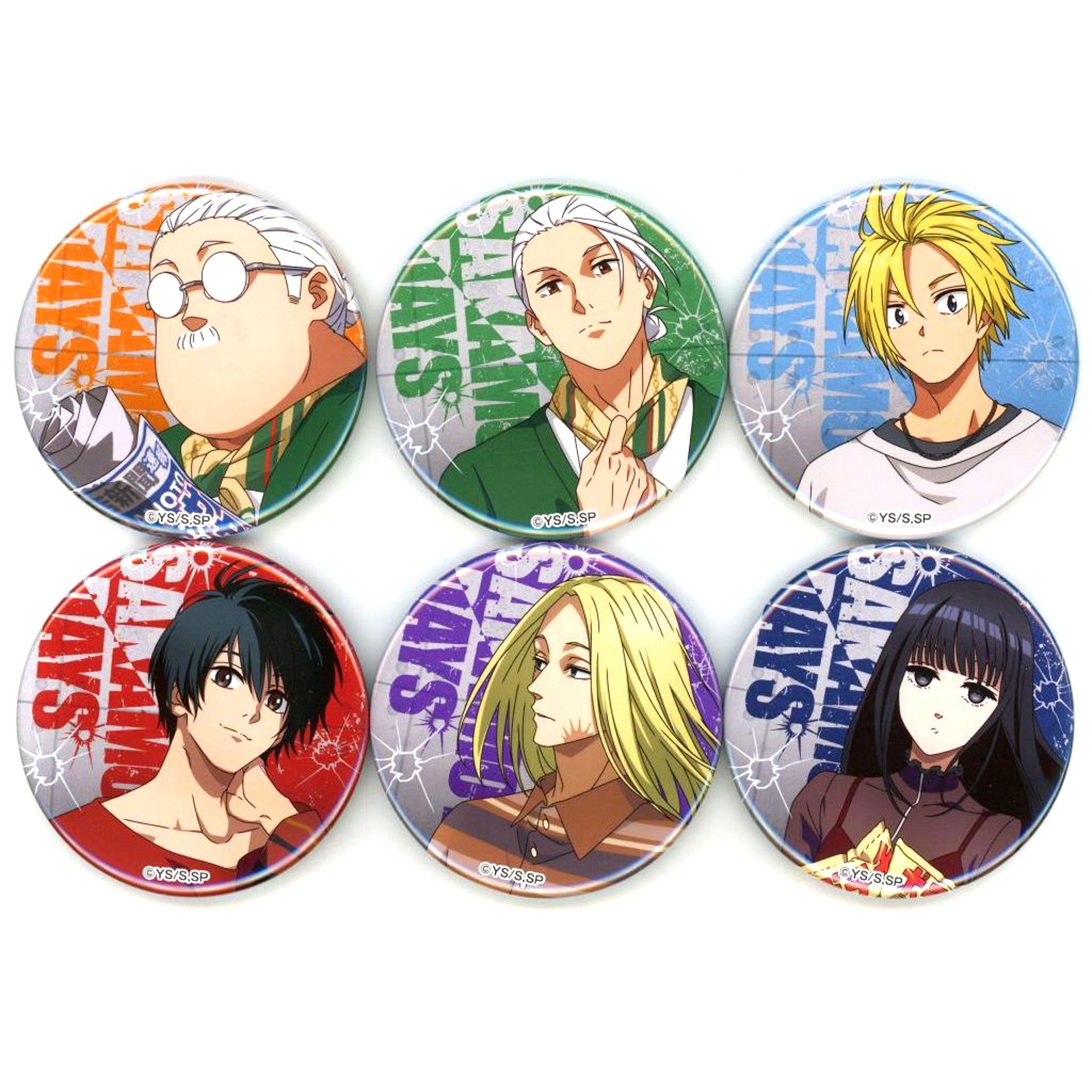 Group SAKAMOTO DAYS x Lawson Button Set 6 pcs Loppi HMV & BOOKS online Limited [USED]
