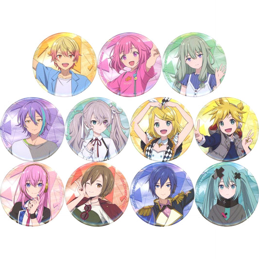 Set of 11 Project SEKAI the Movie The Broken SEKAI and Miku Who Can't Sing Character Button Collection C [USED]