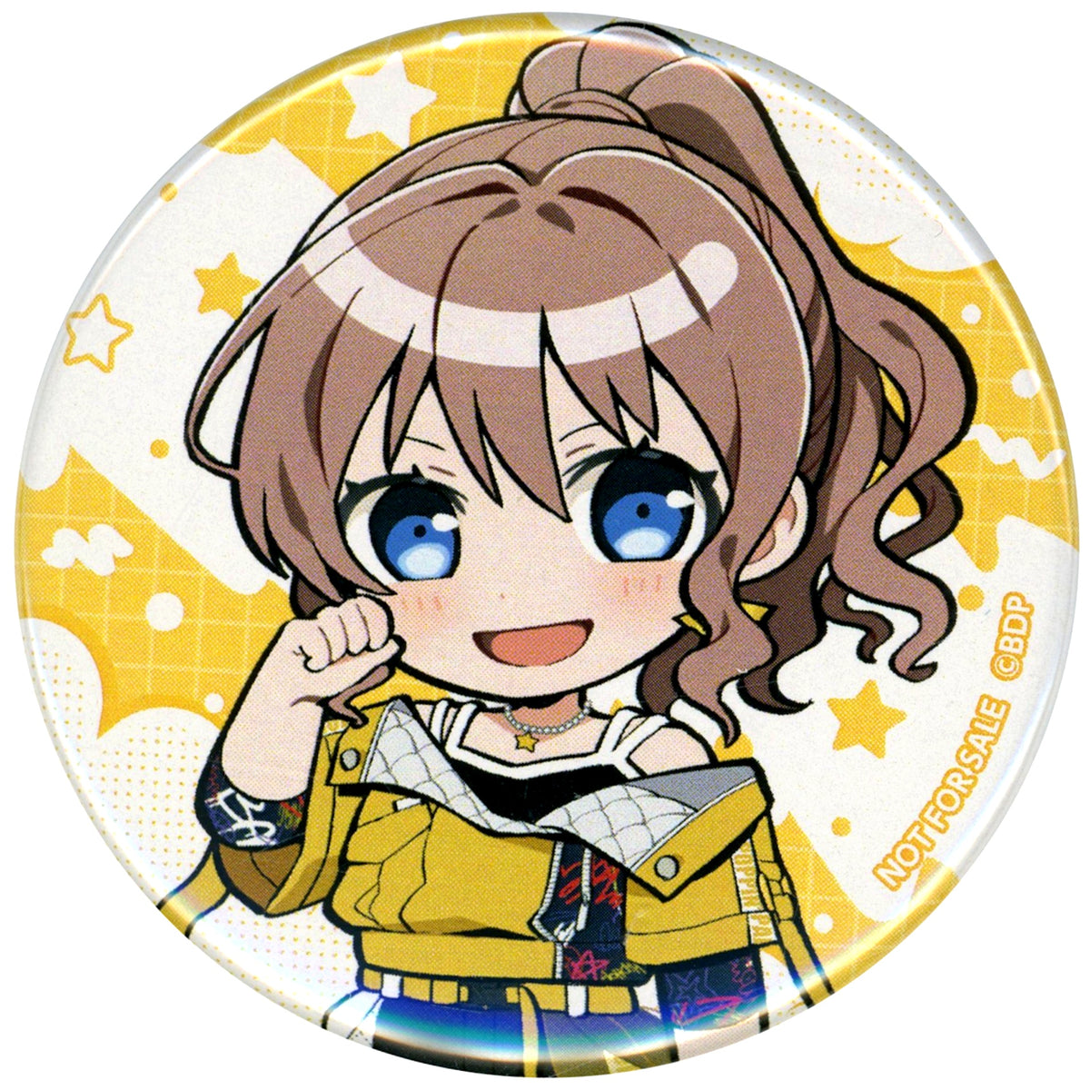 Saya Yamabuki BanG Dream PoppinParty x MyGO Joint Live Divide Unite Button Goods Purchase Bonus [USED]