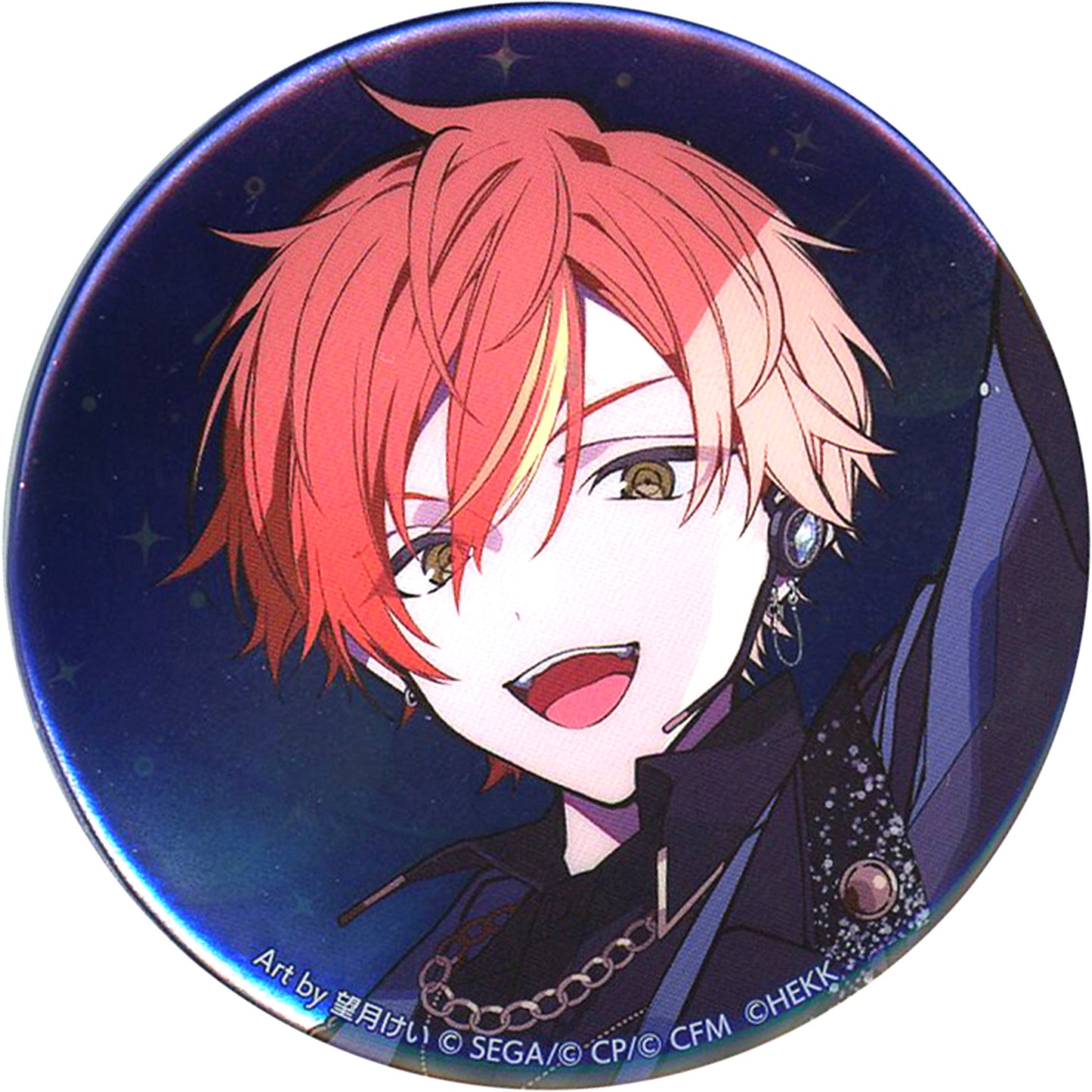Akito Shinonome Connect Live Special Edition Project SEKAI x Ensemble Stars!! Ensemble in SEKAI Metallic Button Collection A [USED]