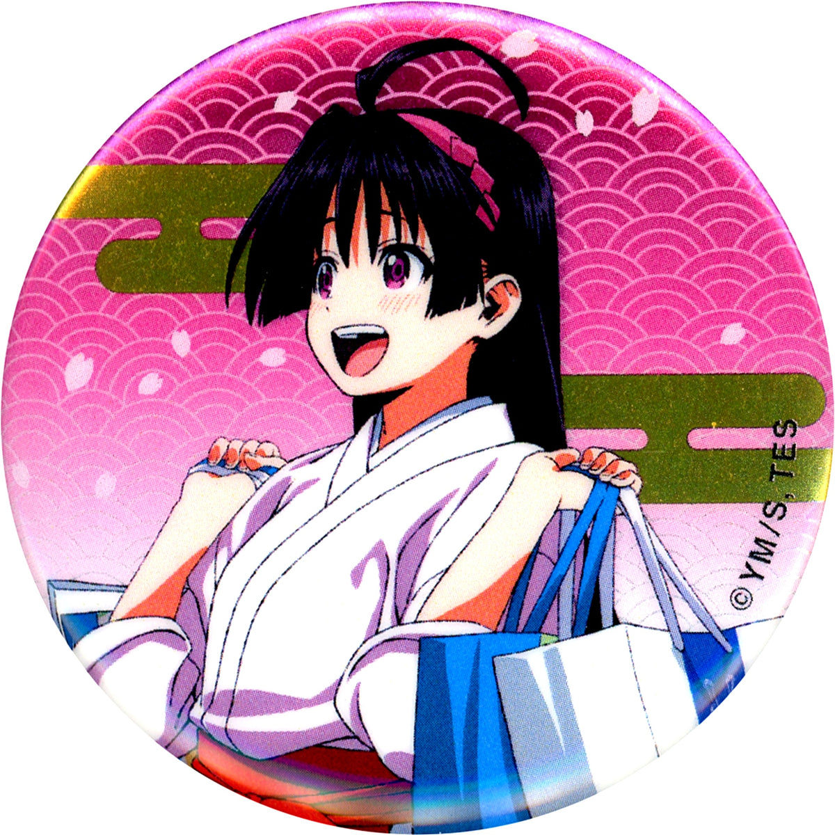 Ayako Iza Kamakura! The Elusive Samurai City Walk Trading Metallic Button [USED]