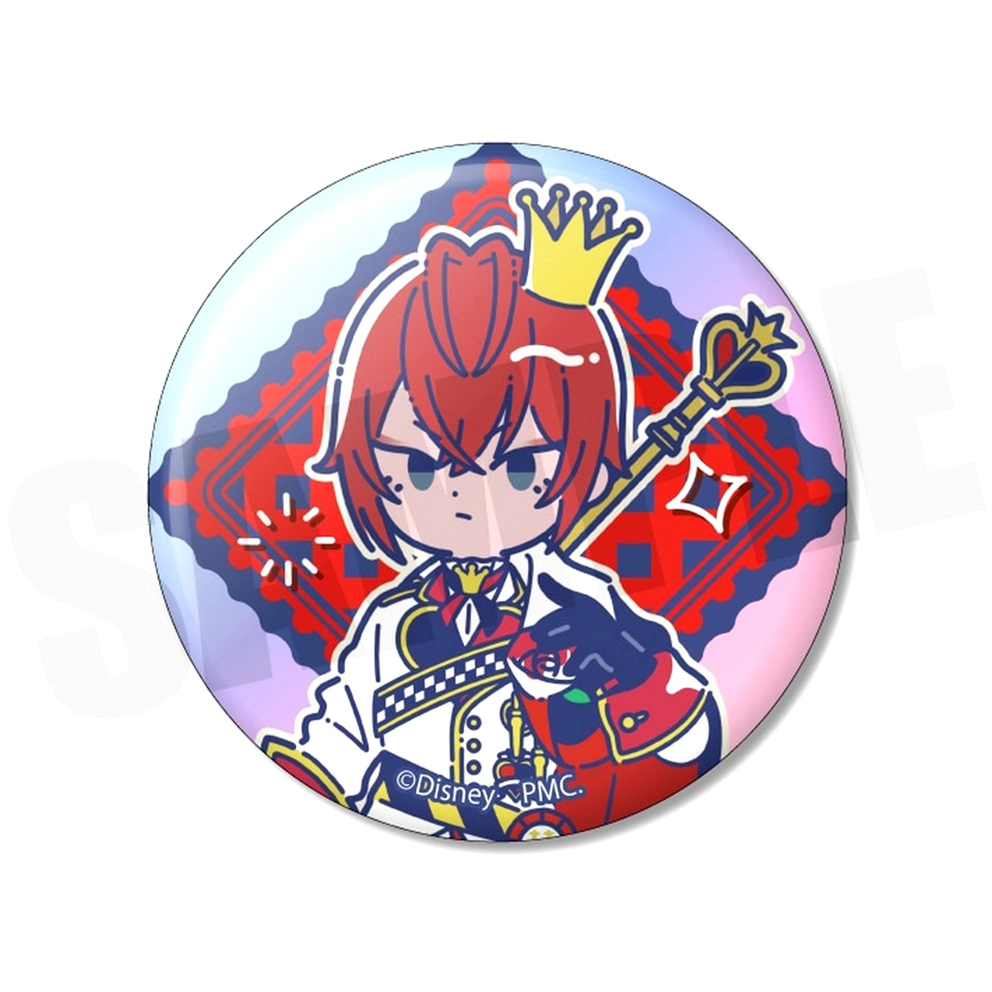 Riddle Rosehearts Disney Twisted-Wonderland Retpop Aurora Button Vol. 1 [USED]