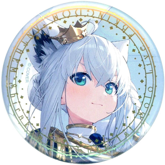 Shirakami Fubuki Virtual YouTuber Holo Live 1st Solo Live FBKINGDOM ANTHEM Button [USED]