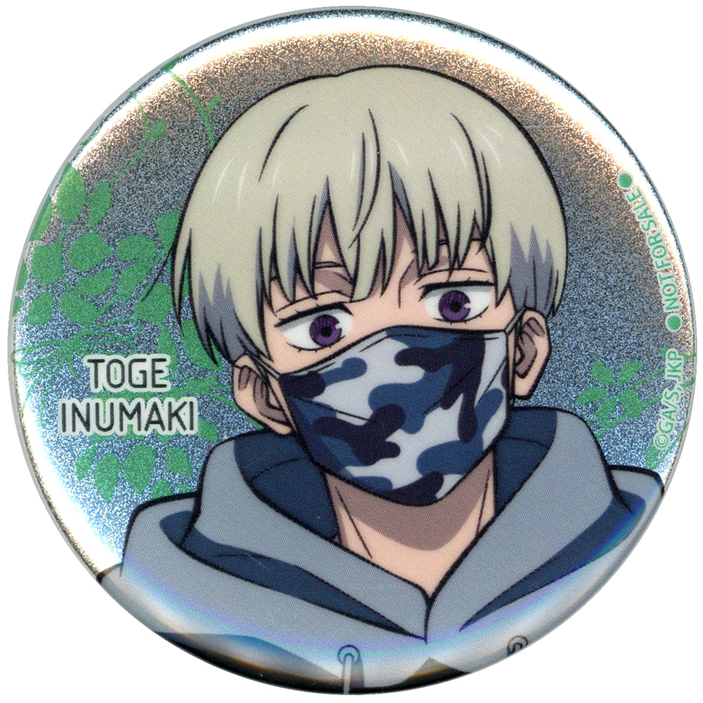 Toge Inumaki Jujutsu Kaisen x Yokohama Cosmo World Button Night Amusement Park Ver. Glitter Spec Set Bonus [USED]