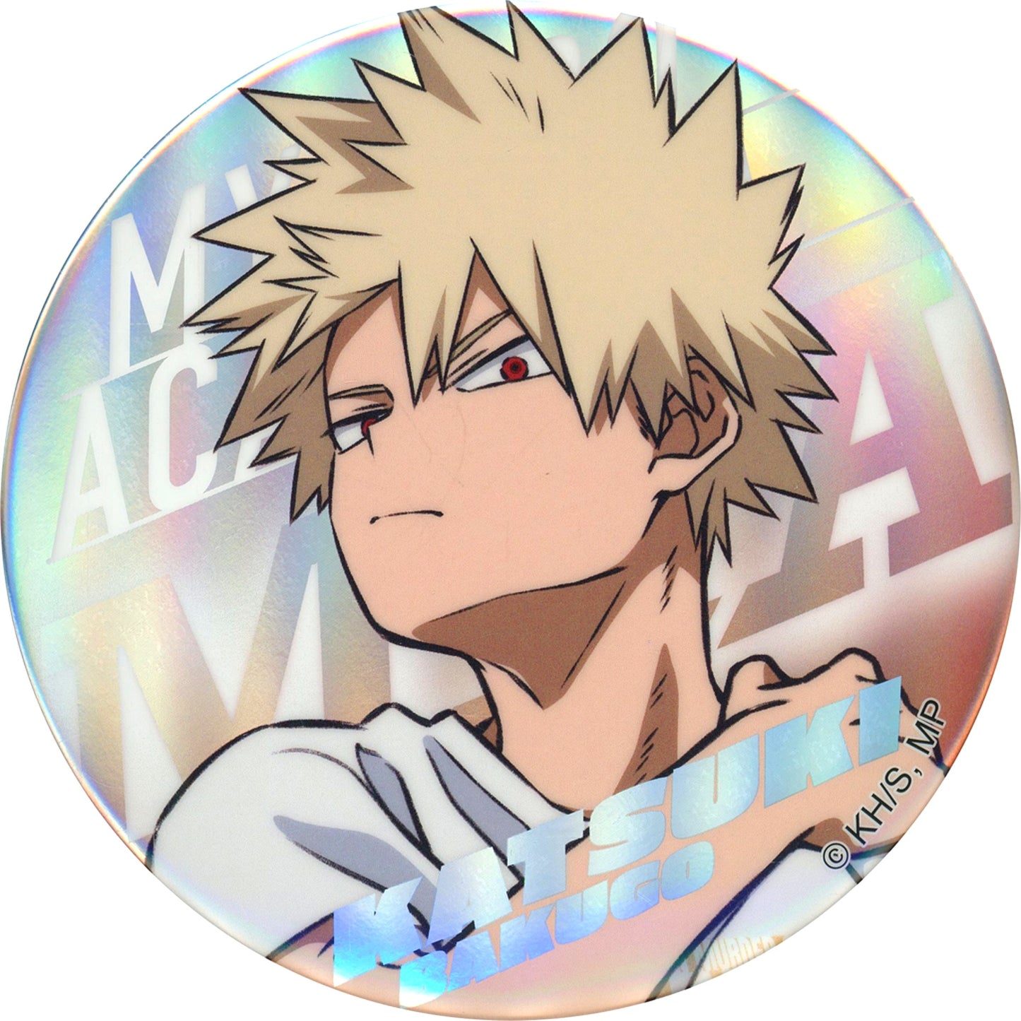 Katsuki Bakugo My Hero Academia SPECIAL POPUP T-shirts! T-shirts!! at baseyard tokyo Trading Big Button Aurora Spec [USED]