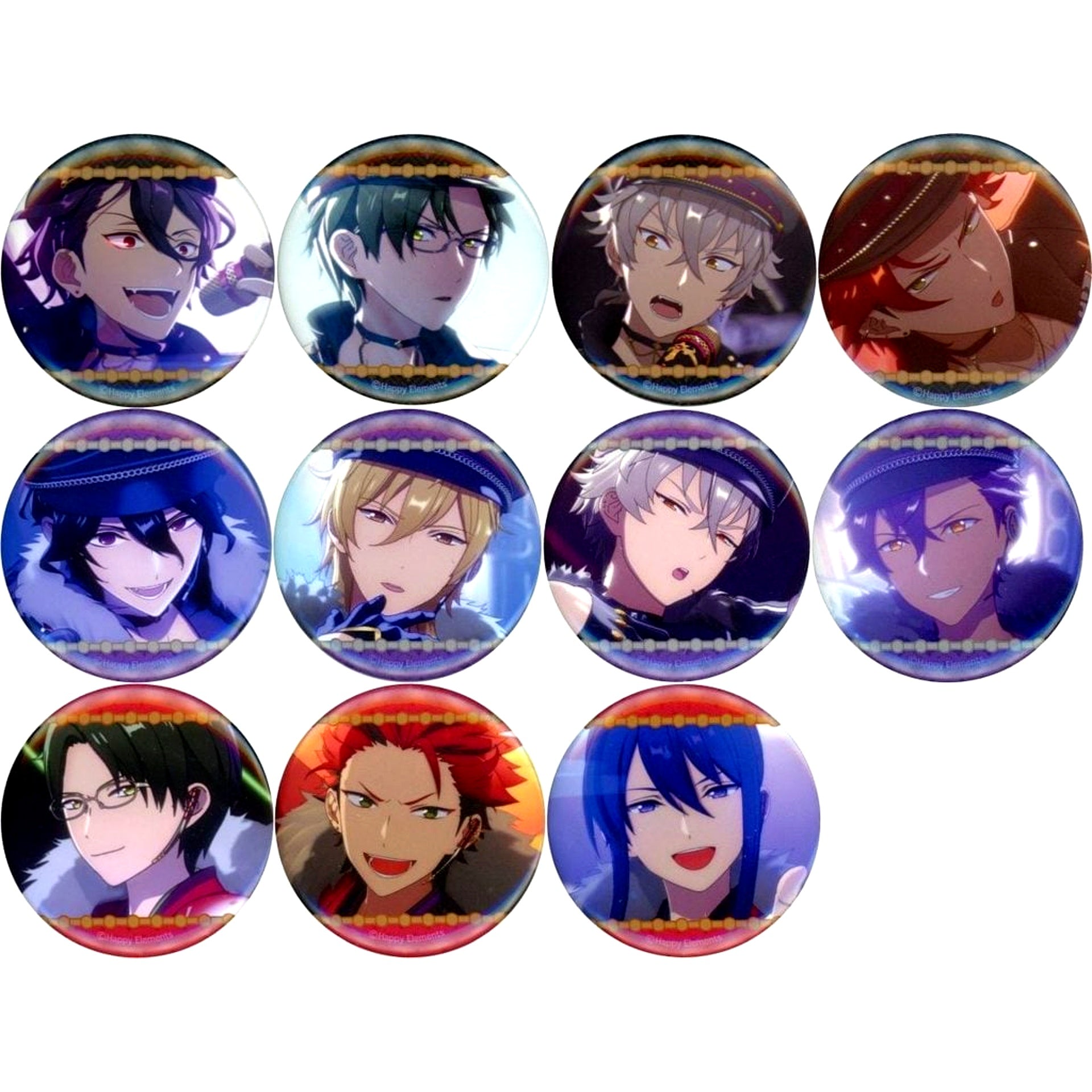 Set of 11 Group Ensemble Stars!! Crossroad Trading Button Reminiscence Selection POP-UP STORE [USED]
